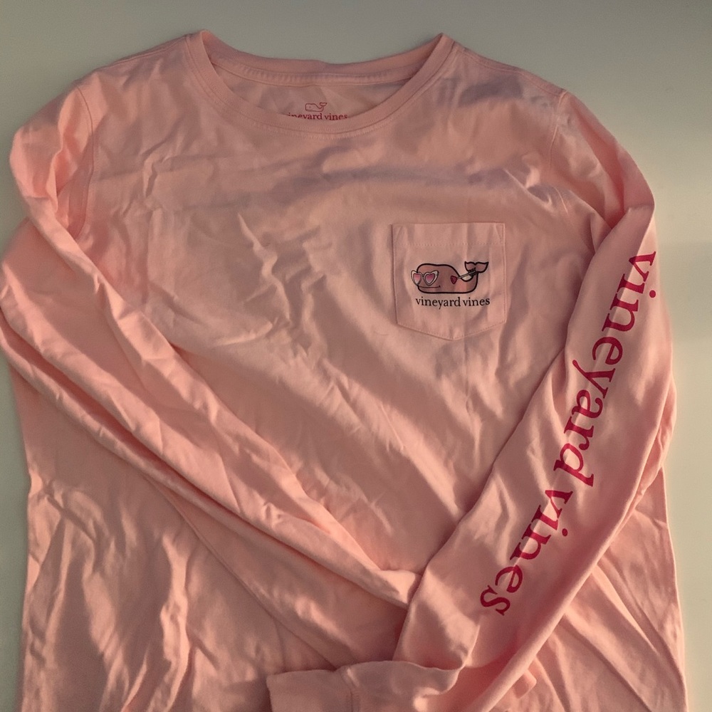 vineyard vines long sleeve valentines tee